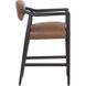 Keagan 36.5 inch Shalimar Tobacco Leather Counter Stool